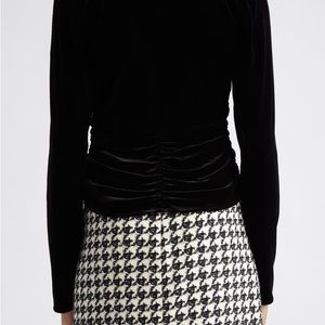 Veronica beard velvet top.